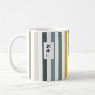 Taza De Café Mug de nombre personalizado de pistas de eco - Hue
