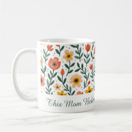 Taza De Café Mug de nombre personalizado para mamá - "Esta madr