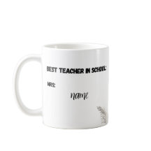 Mug de nombre personalizado - Regalo escolar para 