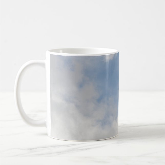 Taza De Café Mug. de nubes esponjosas (Izquierda)