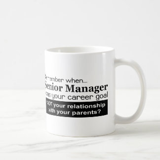 Taza De Café Mug de objetivo de carrera para el personal direct