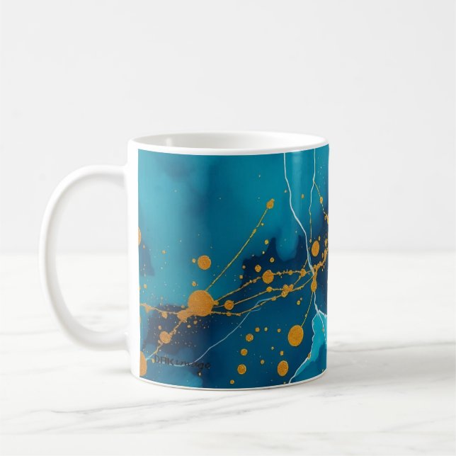 Taza De Café Mug de "Ocean Splash" por DAKiimage (Izquierda)