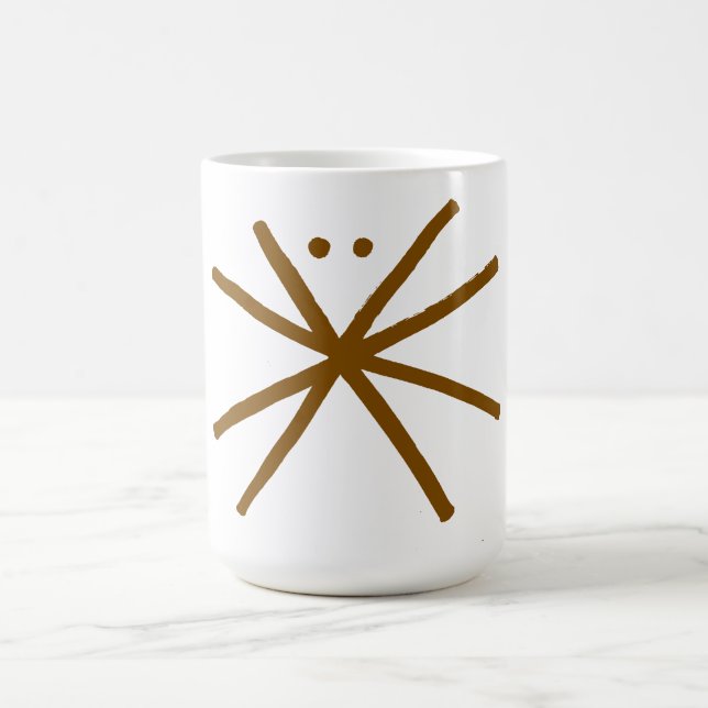 Taza De Café Mug de Octopus Outlines (Centro)