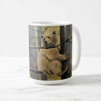 Taza De Café Mug de oso espiritual Kermode Cups de oso y lentes