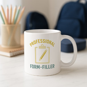 Taza De Café Mug de padres graciosos y bonitos; Filler profesio