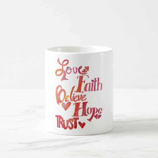 Taza De Café Mug de palabras inspiradoras (Centro)