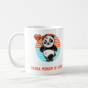 Taza De Café Mug de "panda-monium of Love"