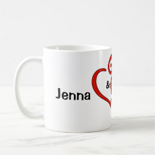 Taza De Café Mug. de parejas personalizadas