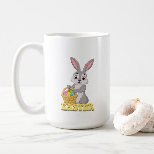Taza De Café Mug de Pascua (Con donut)