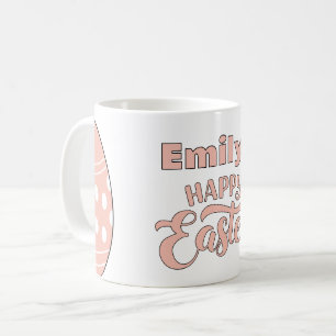 Taza De Café Mug de Pascua Personalizada Personalizado "Feliz