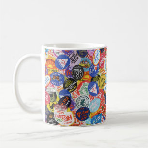 Taza De Café Mug de patrón de montaje de Pegatina de frutas