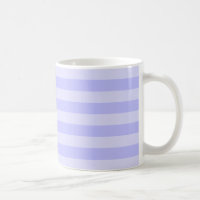 Mug de patrón de rayas azules claras