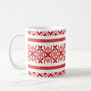Taza De Café Mug de patrón geométrico étnico
