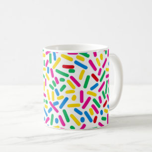 Taza De Café Mug de patrones de Donut Sprinkles: una diversión