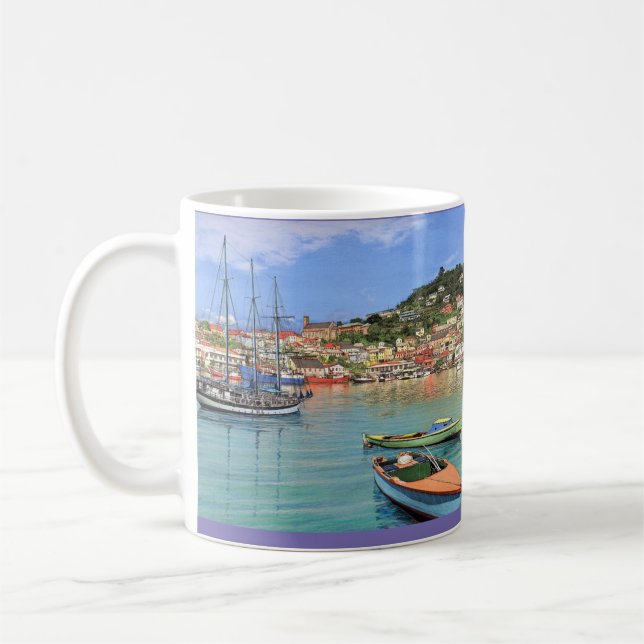Taza De Café Mug de Paul McGehee "Granada - puerto de San Jorge (Izquierda)