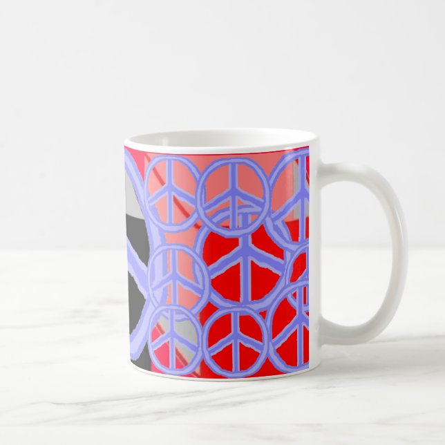 Taza De Café Mug de paz (Derecha)