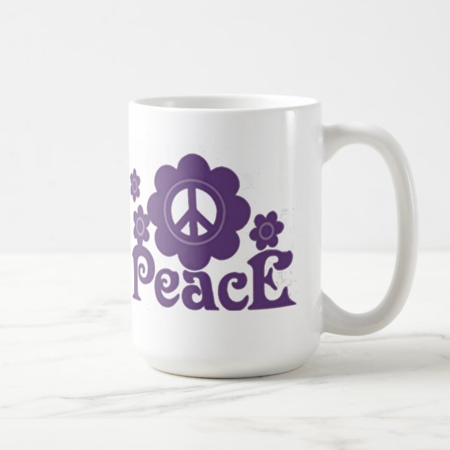 Taza De Café Mug de paz (Derecha)