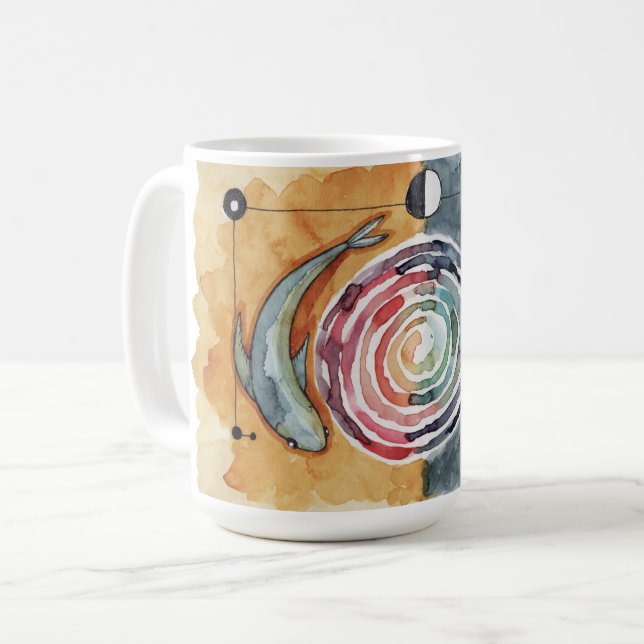 Taza De Café Mug de peces espirales (Anverso izquierdo)