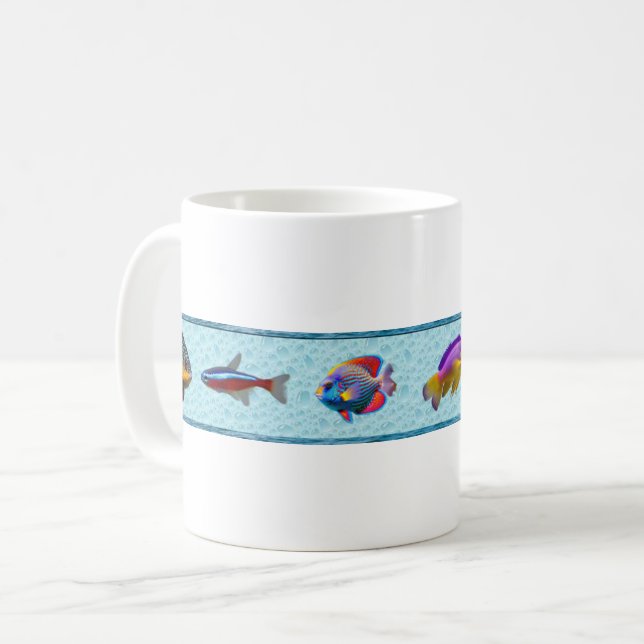 Taza De Café Mug de peces tropicales (Colección de Bridget) (Anverso izquierdo)