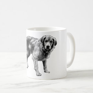 Taza De Café Mug de perro cómico espeluznante