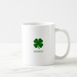 Taza De Café Mug de Personalizado afortunado verde esmeralda de