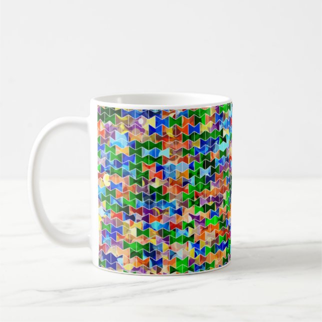 Taza De Café Mug de Piecewise Bowties Dot (Izquierda)