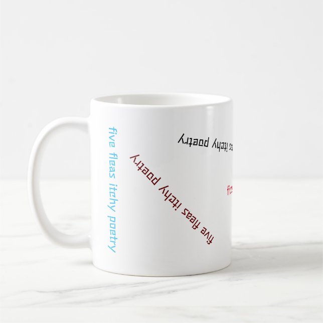 Taza De Café Mug de poetas picantes (Izquierda)