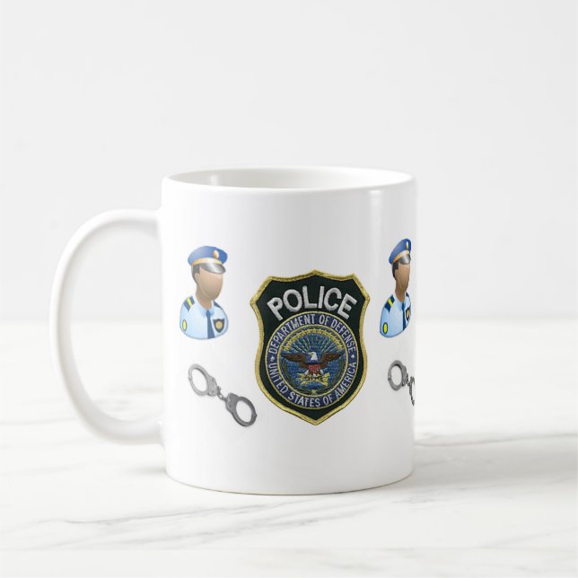 Taza De Café Mug de policía (Izquierda)