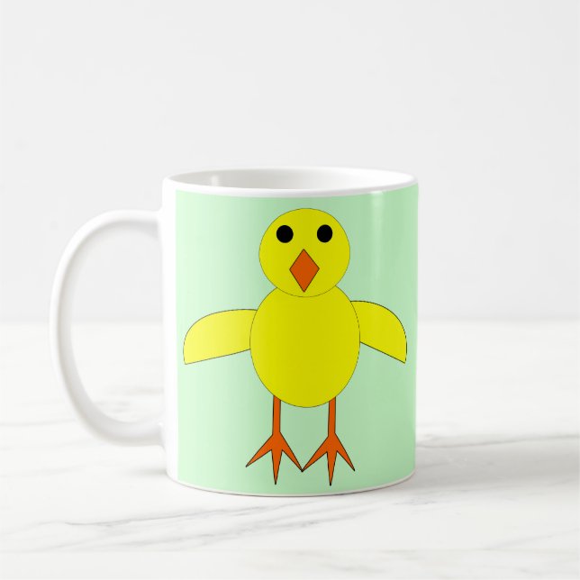 Taza De Café Mug de pollo de Pascua (Izquierda)