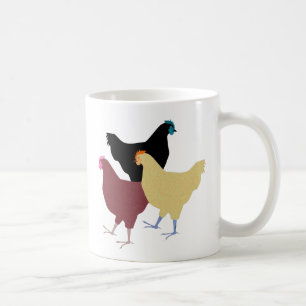 Taza De Café Mug de pollo del país