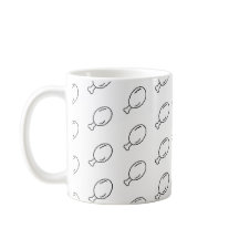 Mug de pollo frito minimalista