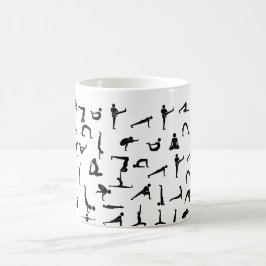 Taza De Café Mug de posturas de yoga