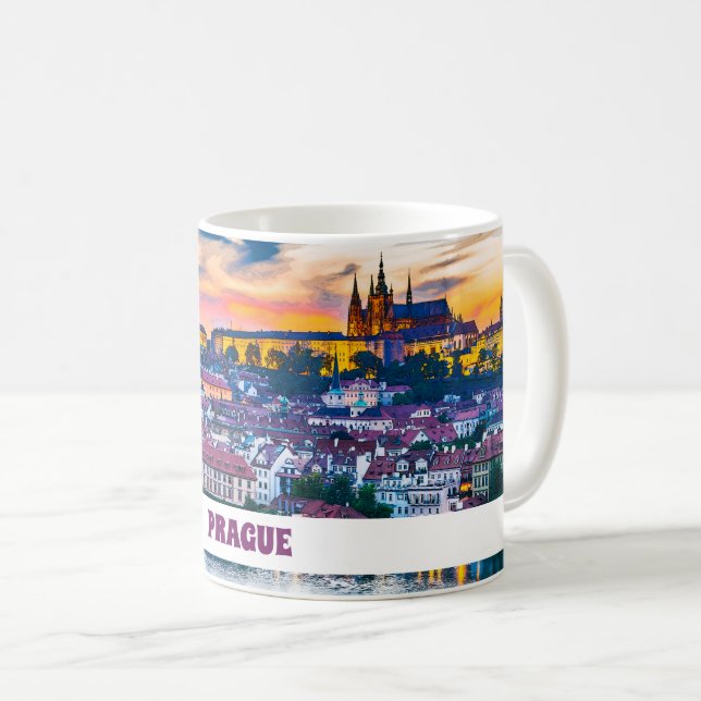 Taza De Café Mug de Praga en la República Checa (Anverso derecho)