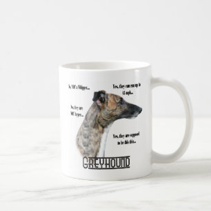 Taza De Café Mug de preguntas frecuentes de Greyhound