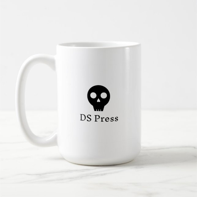 Taza De Café Mug. de prensa sobre la historia terrible (Izquierda)