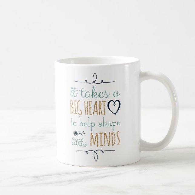Taza De Café Mug de profesor personalizado (Derecha)