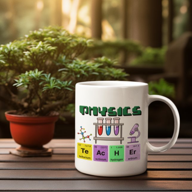 Taza De Café Mug De Profesores De Física, Regalo Para Maestros (Subido por el creador)