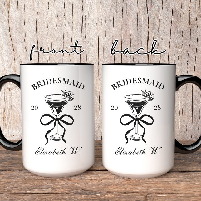 Taza De Café Mug de propuesta de dama de honor | Regalo de fies (custom bridesmaid mug, bachelorette party mug, bridesmaid coffee mug, bridesmaid proposal gift,)