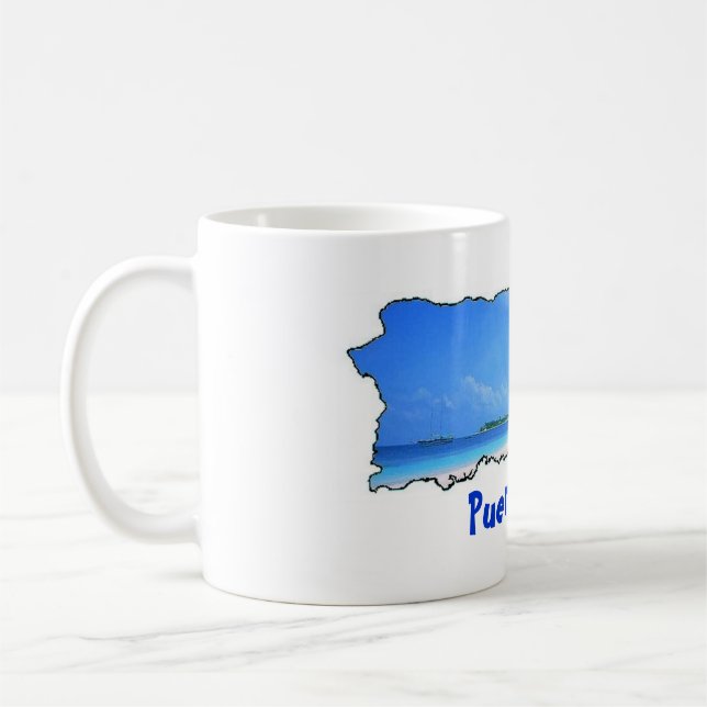 Taza De Café Mug de Puerto Rico (Izquierda)