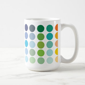 Taza De Café Mug de puntos coloreados