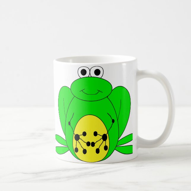 Taza De Café Mug. de rana (Derecha)