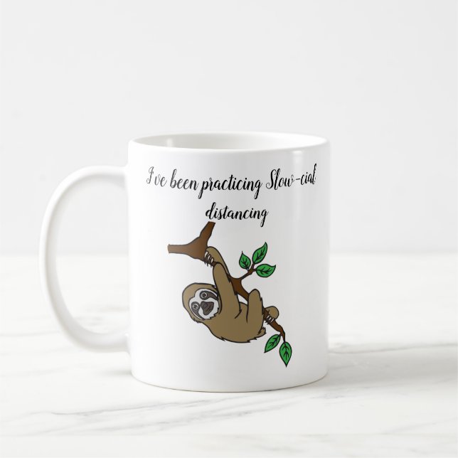 Taza De Café Mug. de ranura de distancia lenta (Izquierda)