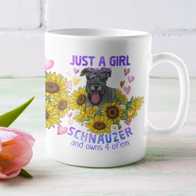 Taza De Café Mug de raza de perro Schnauzer Mascota en miniatur (Subido por el creador)