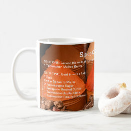 Taza De Café Mug de receta - Pastel de especias en un cerdo