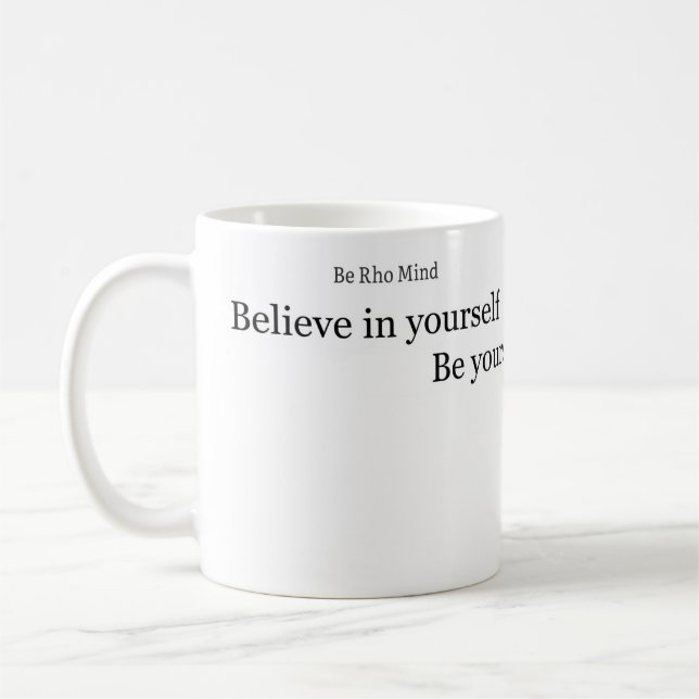 Taza De Café Mug de recordatorio positivo (Izquierda)