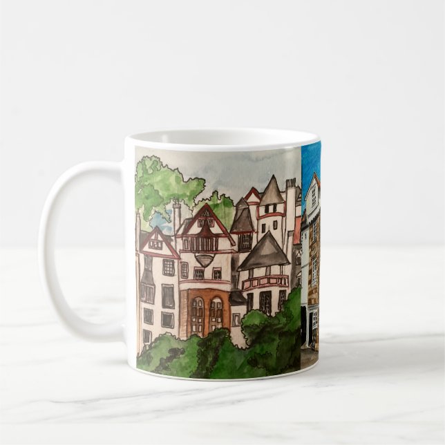 Taza De Café Mug de recuerdo de Edimburgo (Izquierda)