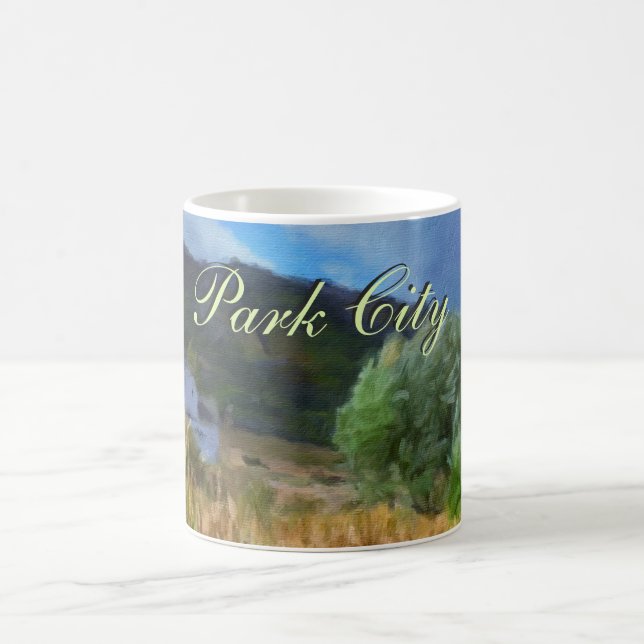 Taza De Café Mug de recuerdo de Park City Utah (Centro)