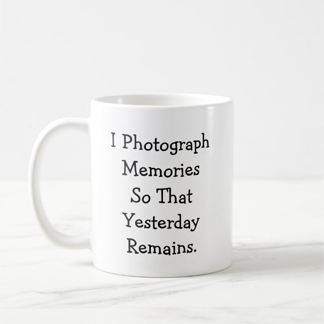 Taza De Café Mug de Recuerdos fotográficos (Izquierda)