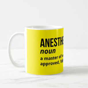 Taza De Café Mug de regalo de definición de anestesiólogo
