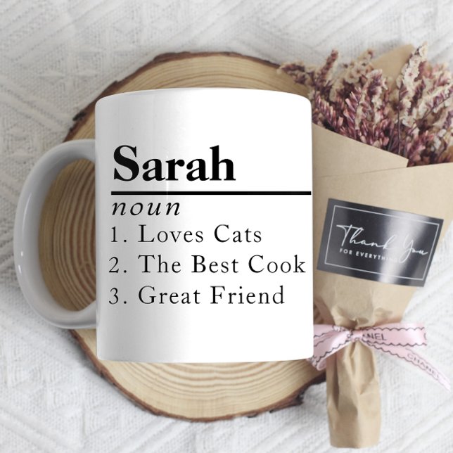 Taza De Café Mug de regalo de definición de nombre personalizad (Subido por el creador)